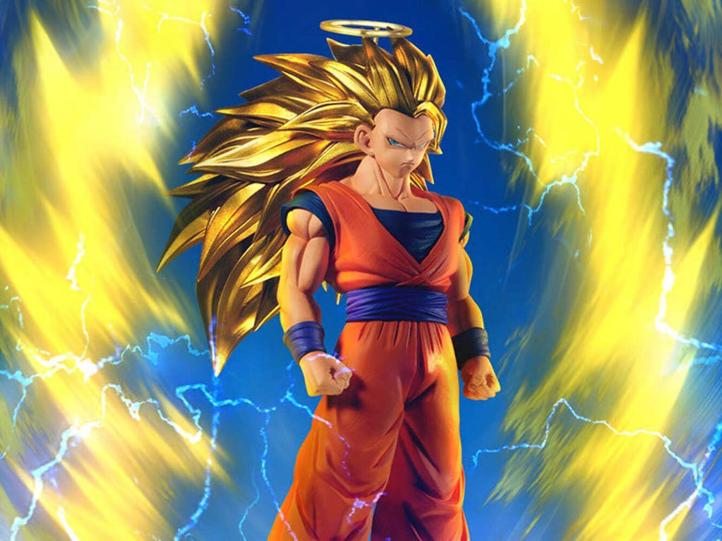 Estátua Super Saiyan 3 Son Goku - Dragon Ball Z - Blood of Saiyans - Banpresto - Bandai
