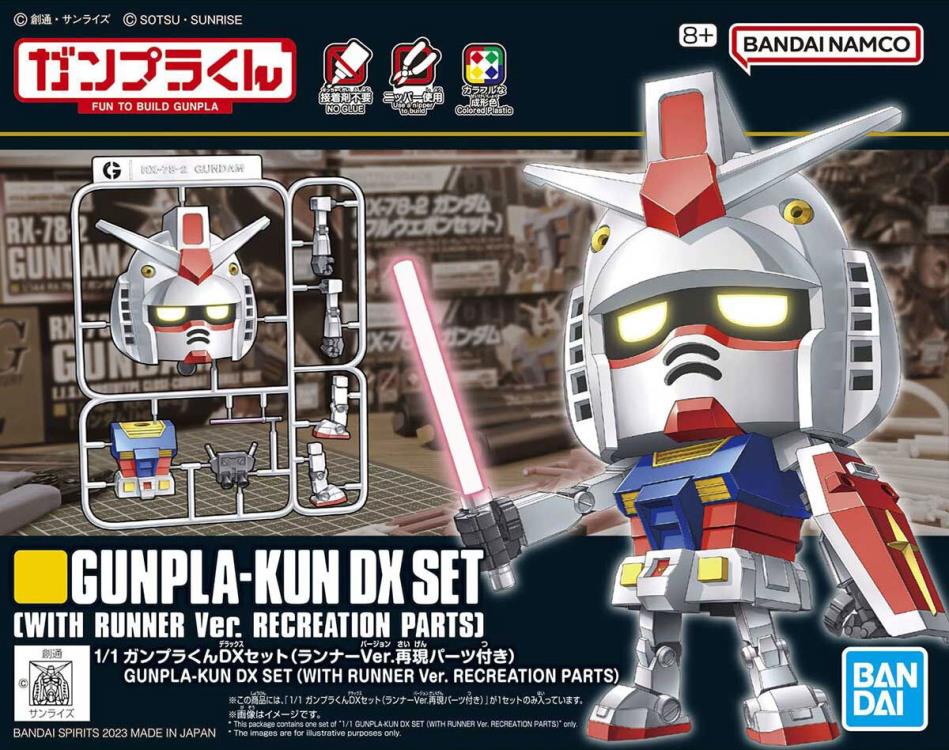 Gunpla Kun DX Set with Runner Ver Recreation Parts - Gundam - Gunpla Kun - Bandai