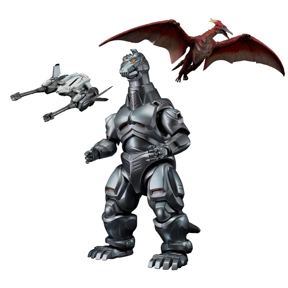 Figura Mechagodzilla 1993 and Garuda and Fire Radon Makuhari Decisive Battle Ver - Godzilla Vs Mechagodzilla - SH Monsterarts - Bandai