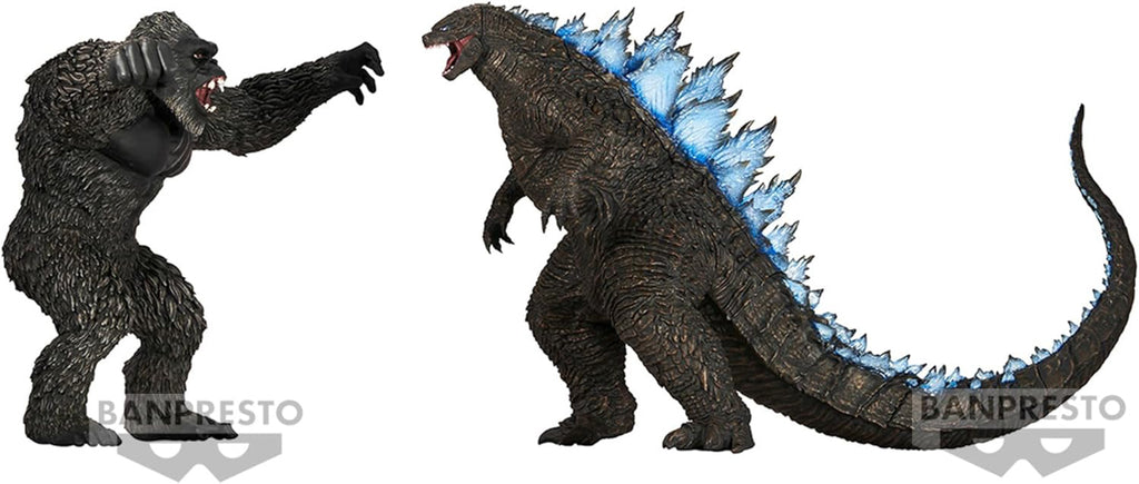 Estátua Godzilla - GodzillaxKong The New Empire - Monsters Roar Attack - Banpresto - Bandai