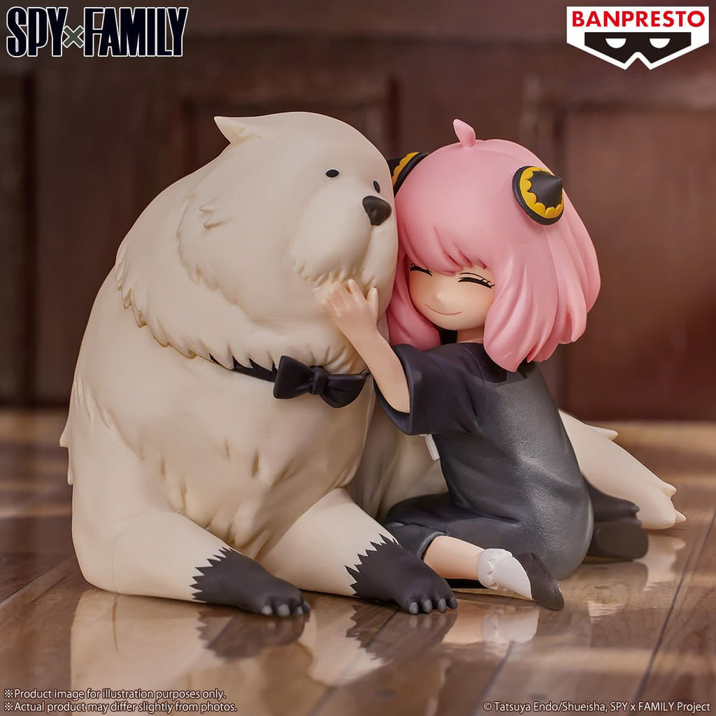 Estátua Anya Forger and Bond Forger - Spy Family - Break Time Collection - Banpresto - Bandai