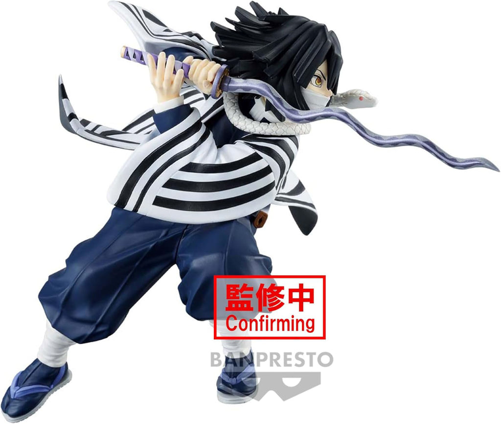 Estátua Obanai Iguro - Demon Slayer - Vibration Stars - Banpresto - Bandai