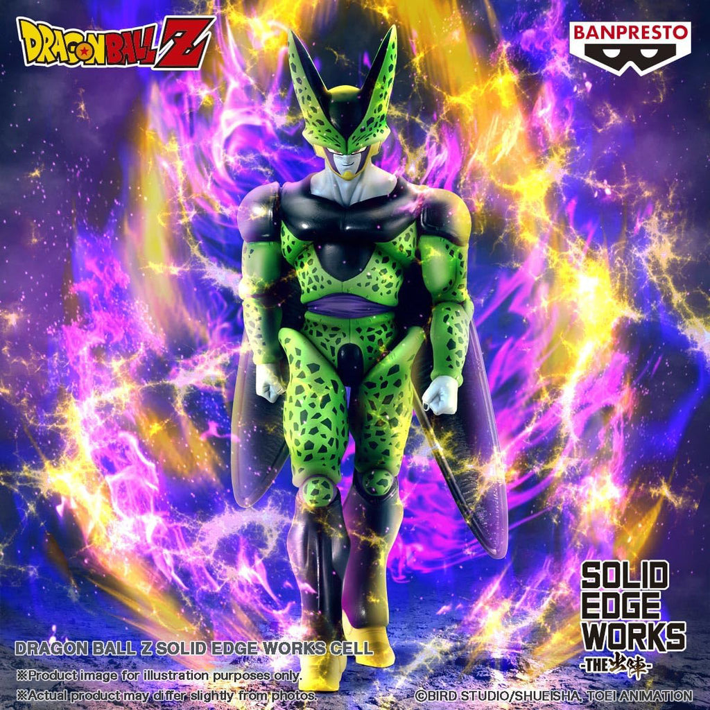 Estátua Cell - Dragon Ball Z - Solid Edge Works - Banpresto - Bandai