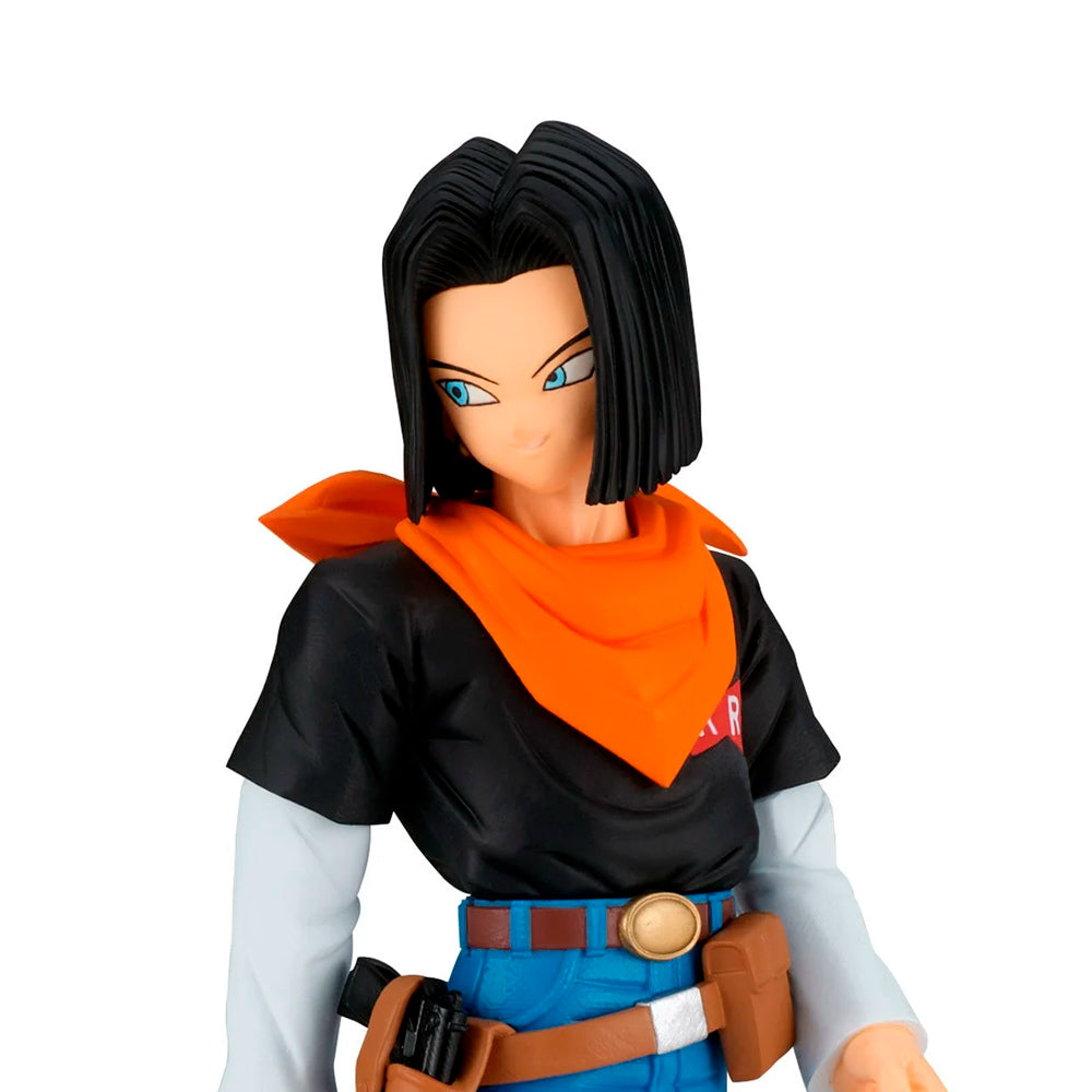 Estátua Android 17 - Dragon Ball Z - Solid Edge Works - Banpresto - Bandai