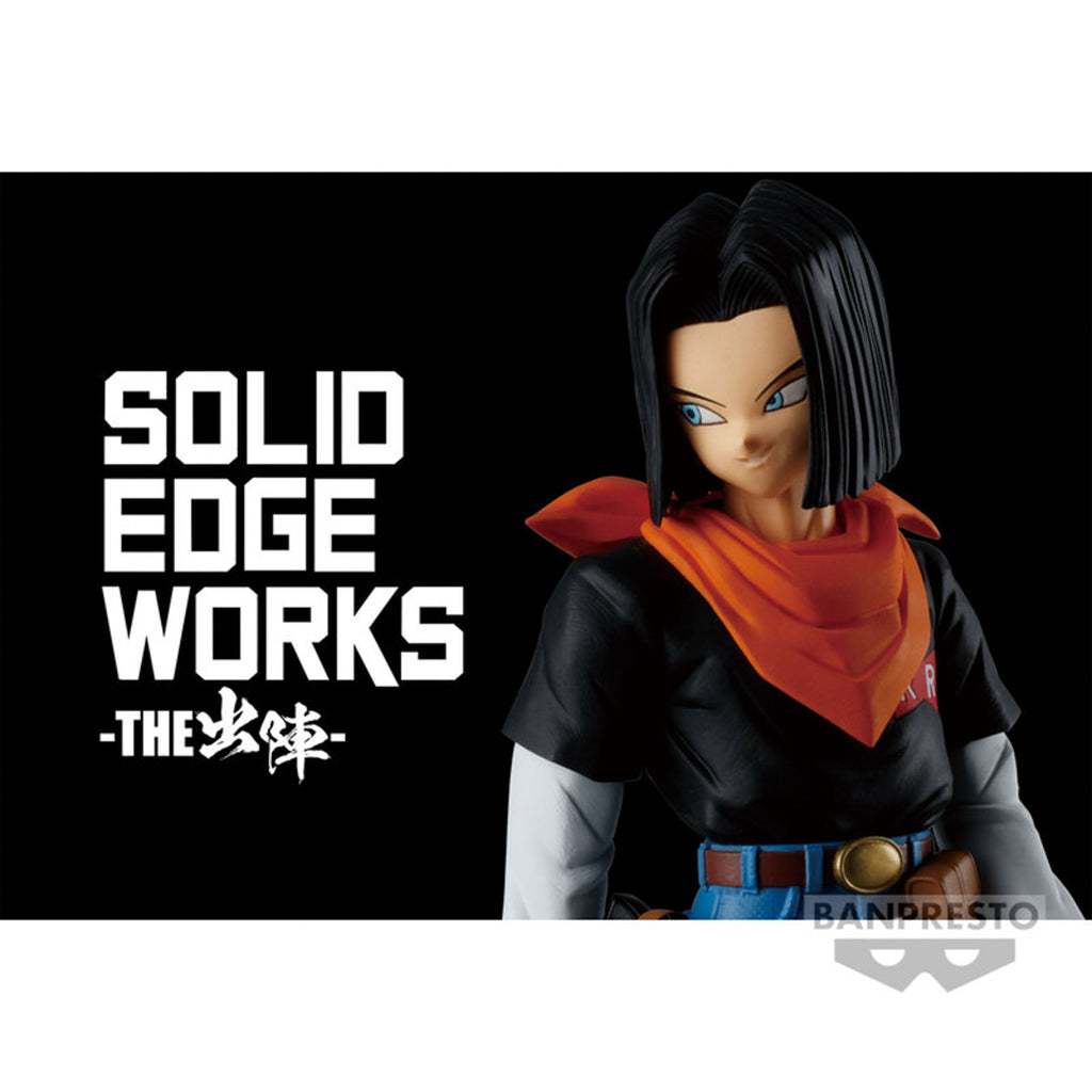 Estátua Android 17 - Dragon Ball Z - Solid Edge Works - Banpresto - Bandai