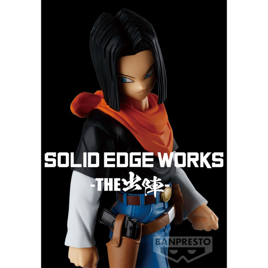 Estátua Android 17 - Dragon Ball Z - Solid Edge Works - Banpresto - Bandai