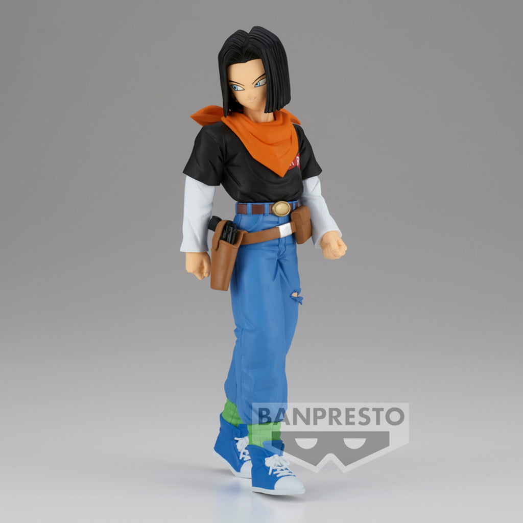 Estátua Android 17 - Dragon Ball Z - Solid Edge Works - Banpresto - Bandai