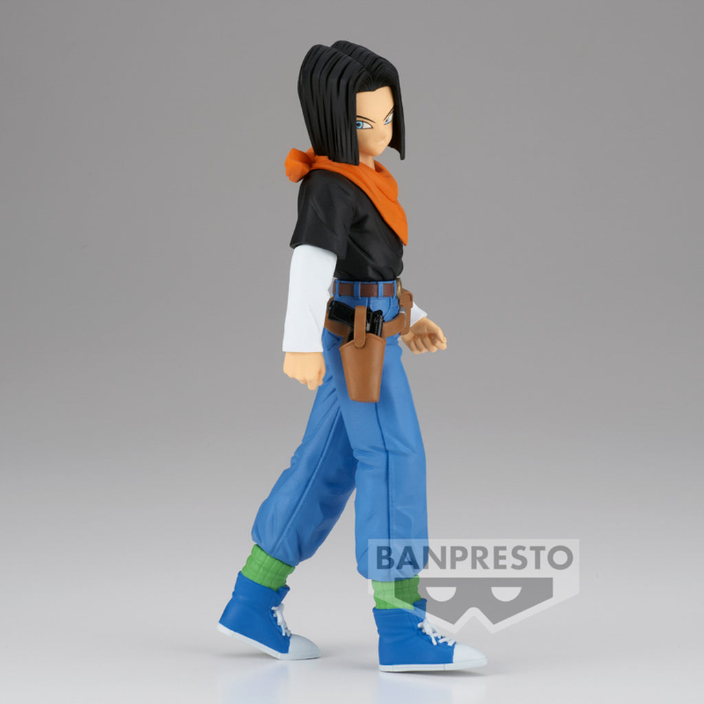 Estátua Android 17 - Dragon Ball Z - Solid Edge Works - Banpresto - Bandai