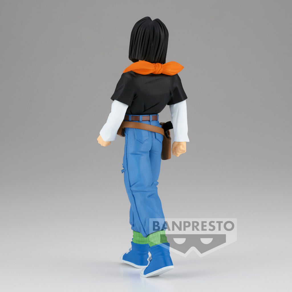 Estátua Android 17 - Dragon Ball Z - Solid Edge Works - Banpresto - Bandai