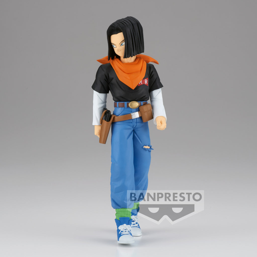 Estátua Android 17 - Dragon Ball Z - Solid Edge Works - Banpresto - Bandai