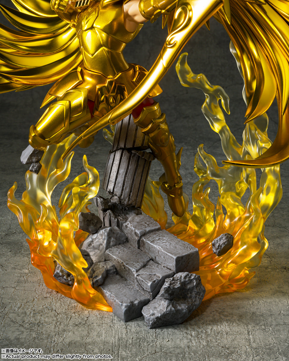 Estátua Seiya de Sagitário Touche Metallique - Os Cavaleiros do Zodíaco - Figuarts Zero - Bandai