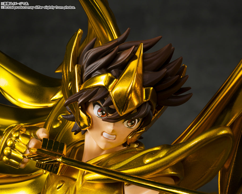 Estátua Seiya de Sagitário Touche Metallique - Os Cavaleiros do Zodíaco - Figuarts Zero - Bandai
