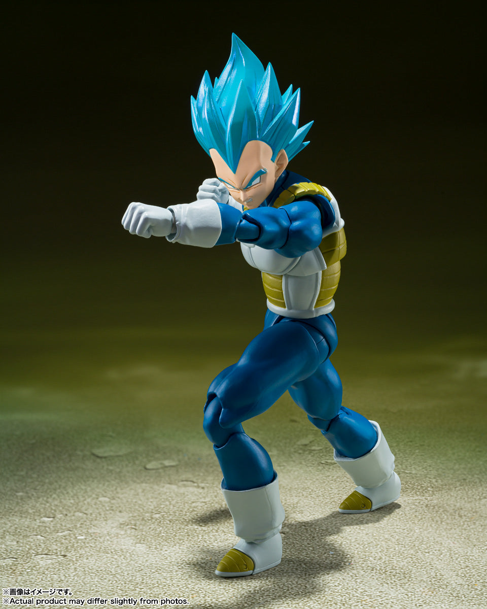 Figura Super Saiyan God Super Saiyan Vegeta Unwavering Saiyan Pride - Dragon Ball Super - S.H.Figuarts - Bandai