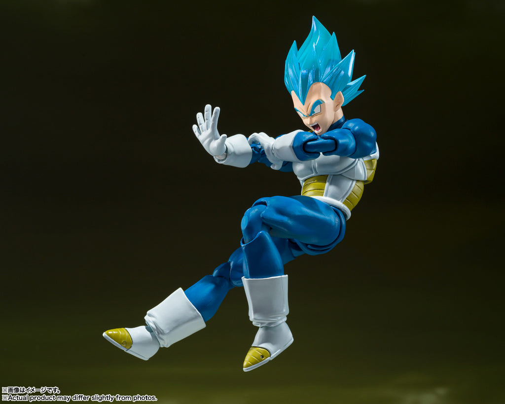 Figura Super Saiyan God Super Saiyan Vegeta Unwavering Saiyan Pride - Dragon Ball Super - S.H.Figuarts - Bandai