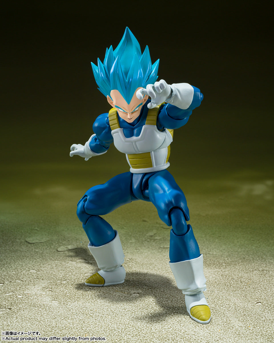 Figura Super Saiyan God Super Saiyan Vegeta Unwavering Saiyan Pride - Dragon Ball Super - S.H.Figuarts - Bandai