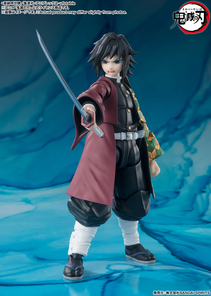 Figura Giyu Tomioka - Demon Slayer - S.H.Figuarts - Bandai