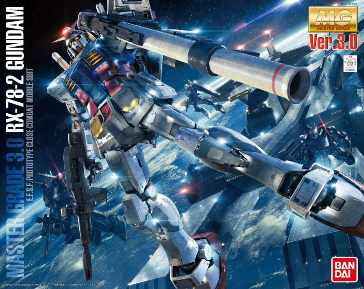 RX-78-2 Gundam Ver 3.0 - Gundam - MG 1/100 - Bandai – Iron Studios