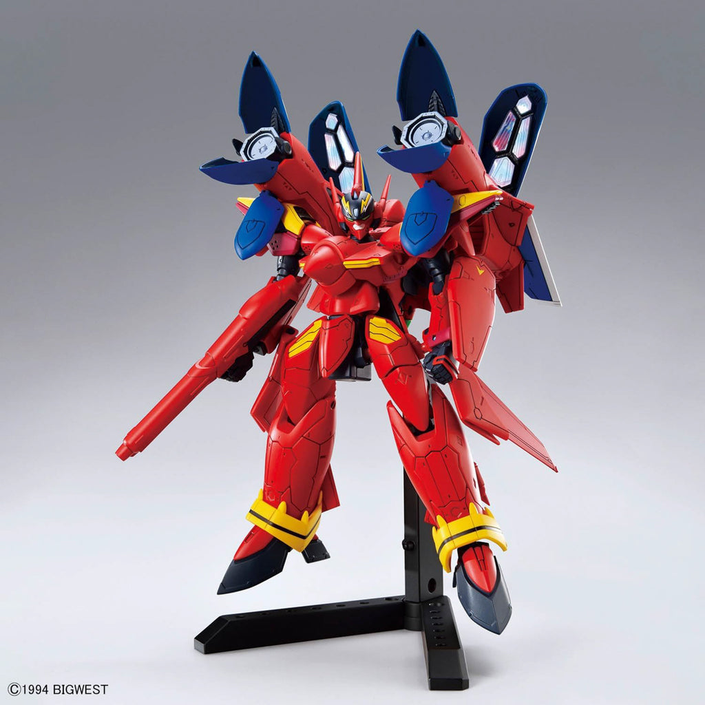 VF-19 Custom Fire Valkyrie With Sound Booster - Macross - HG 1/100 - Bandai