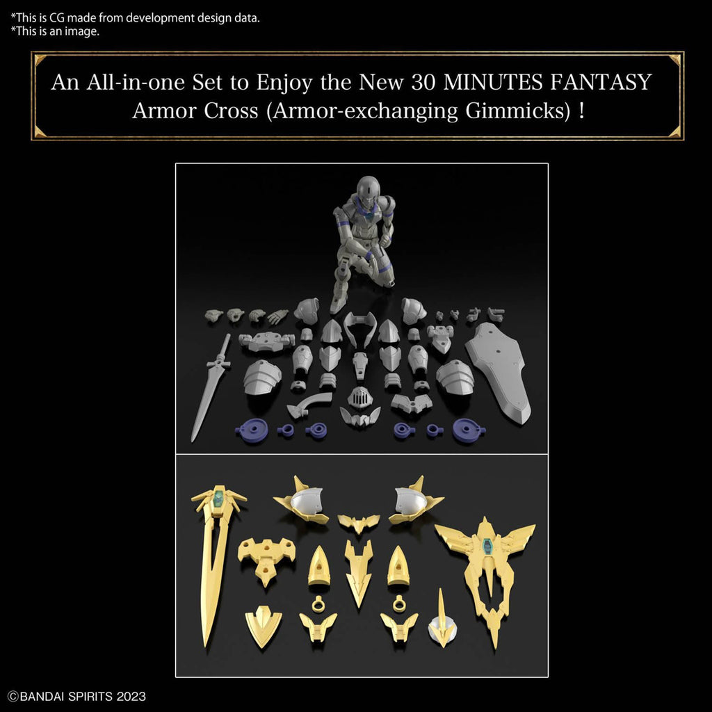 Class Up Armor Liber Holy Knight - 30 Minutes Fantasy - Plastic Model Kit - Bandai