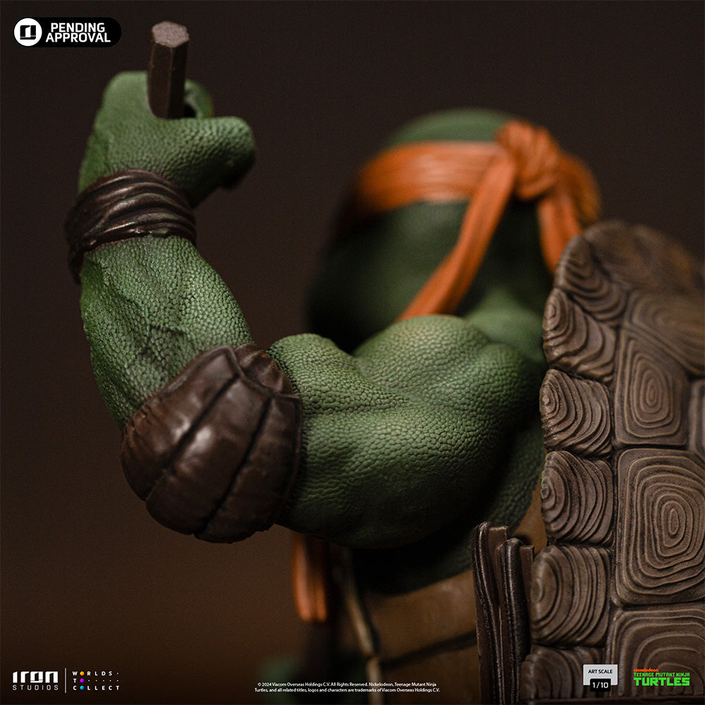 Estátua Michelangelo - As Tartarugas Ninja - Art Scale 1/10 - Iron Studios