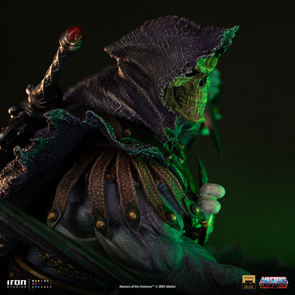 Estátua Esqueleto Unleashed - He-Man e os Mestres do Universo - Art Scale 1/10 - Iron Studios