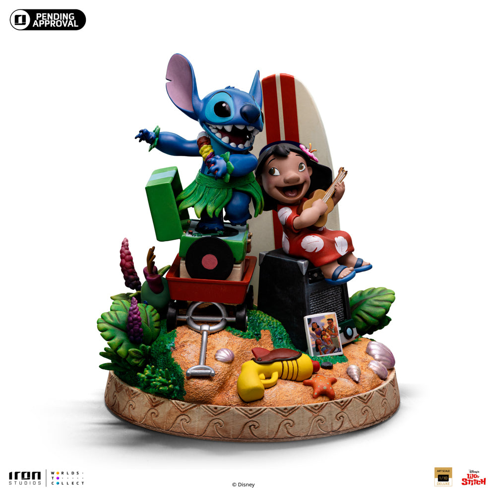 Voucher Pré Venda - Estátua Lilo & Stitch Deluxe - Disney Classics - Art Scale 1/10 - Iron Studios