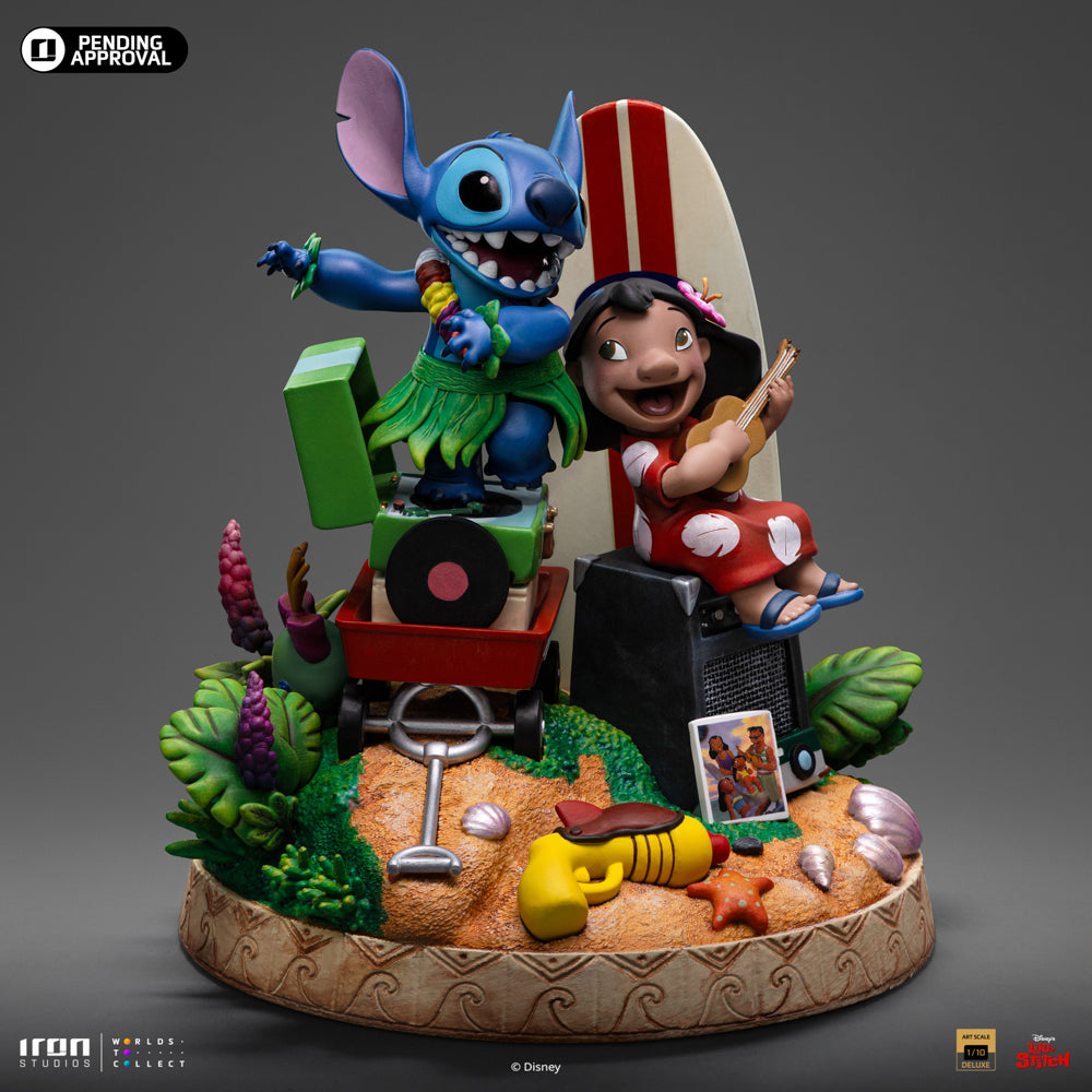 Voucher Pré Venda - Estátua Lilo & Stitch Deluxe - Disney Classics - Art Scale 1/10 - Iron Studios
