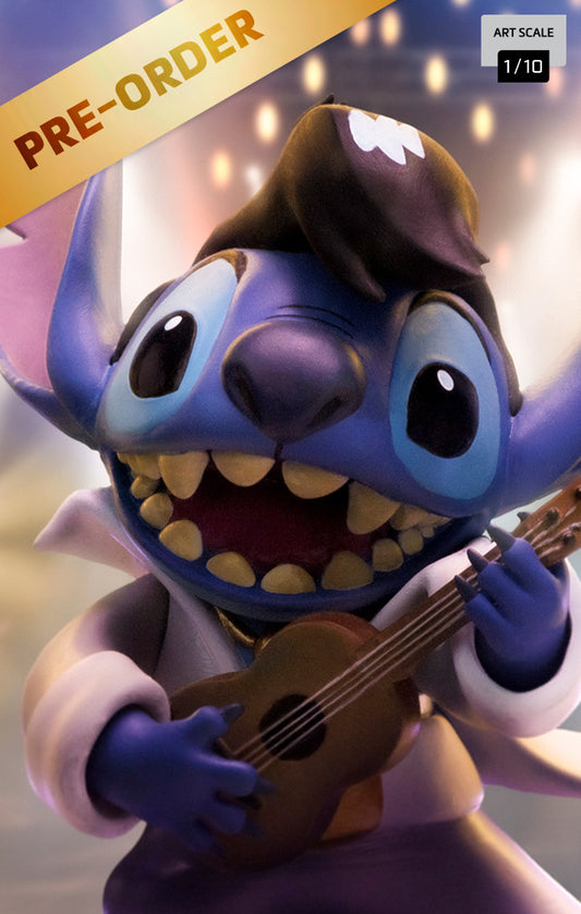 Voucher Pré Venda - Estátua Stitch King of Rock - Disney Classics - Art Scale 1/10 - Iron Studios