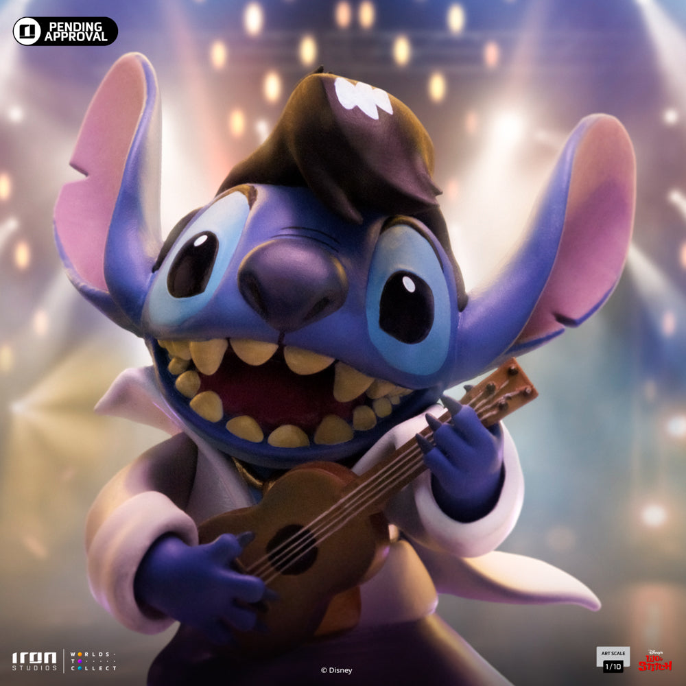 Voucher Pré Venda - Estátua Stitch King of Rock - Disney Classics - Art Scale 1/10 - Iron Studios