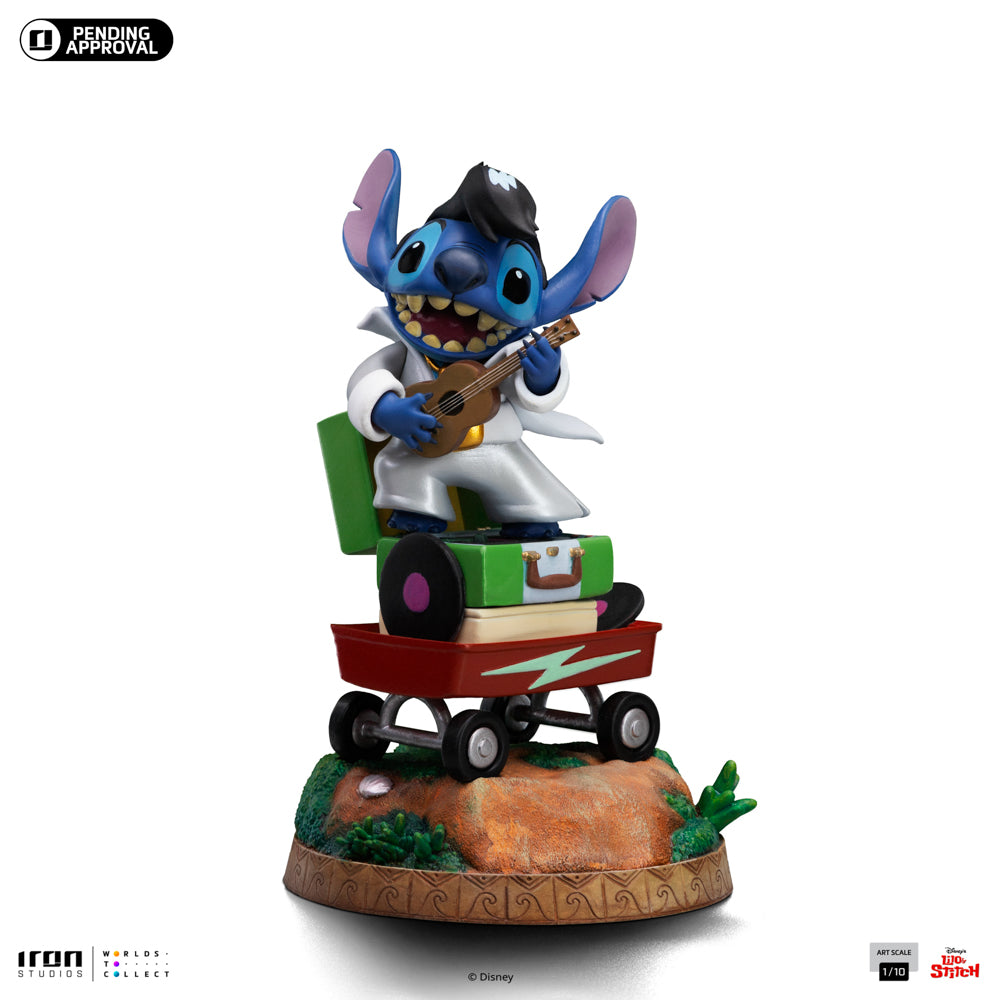 Voucher Pré Venda - Estátua Stitch King of Rock - Disney Classics - Art Scale 1/10 - Iron Studios