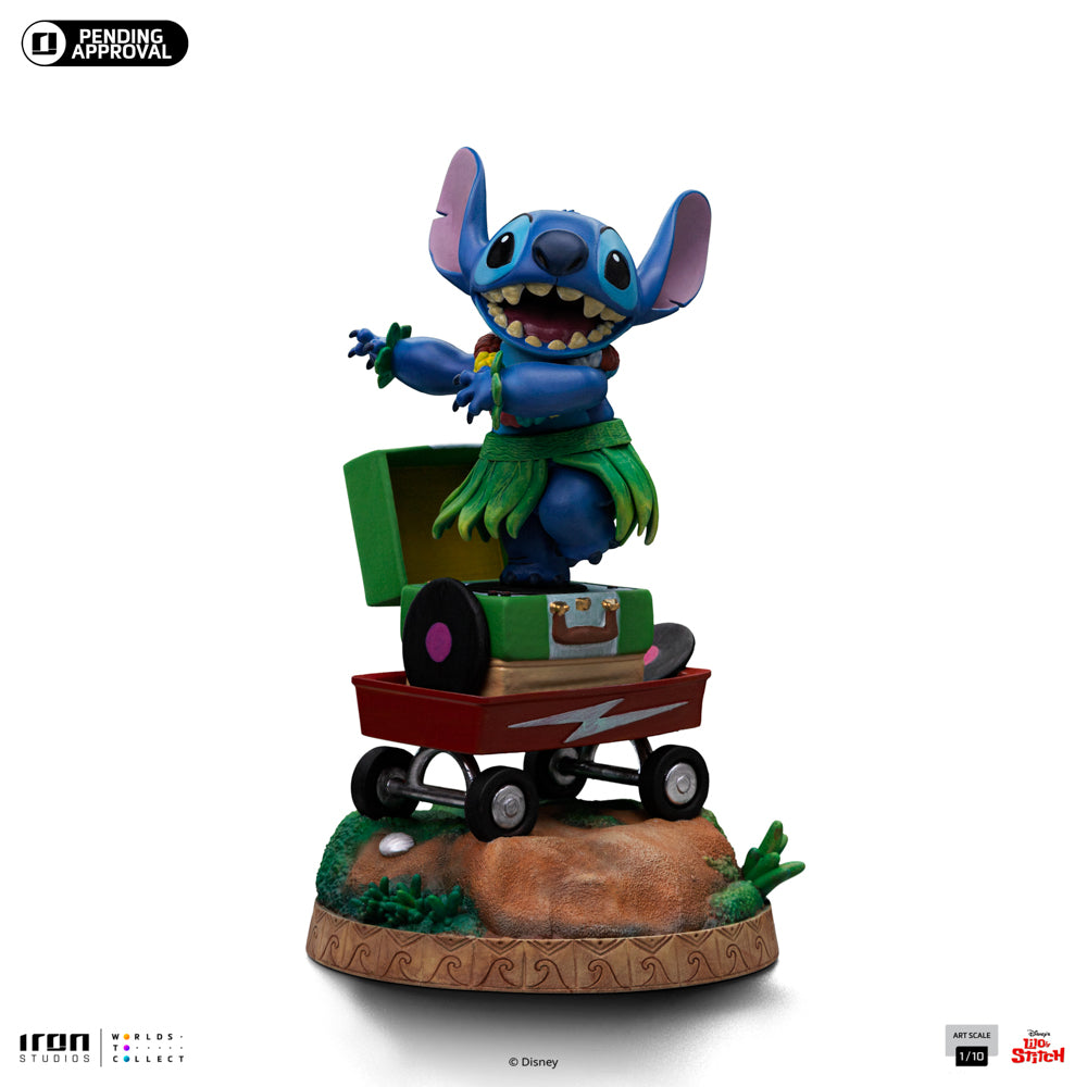 Voucher Pré Venda - Estátua Stitch Hula - Disney Classics - Art Scale 1/10 - Iron Studios