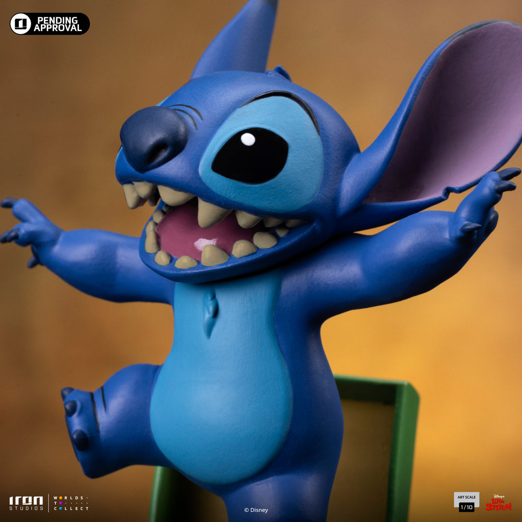 Voucher Pré Venda - Estátua Stitch - Disney Classics - Art Scale 1/10 - Iron Studios