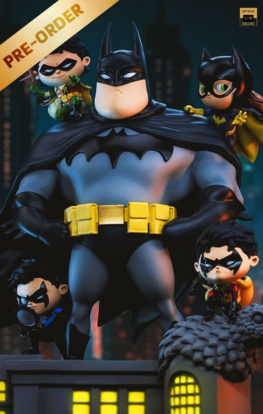 Voucher Pré Venda - Estátua Batman Family Deluxe - DC Comics - Animated Icons - Iron Studios