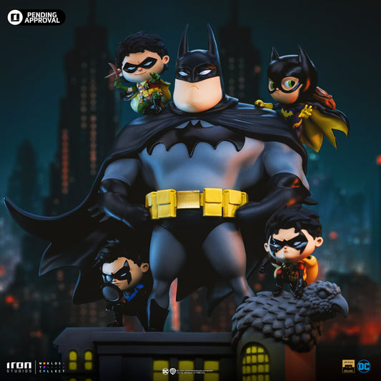 Voucher Pré Venda - Estátua Batman Family Deluxe - DC Comics - Animated Icons - Iron Studios