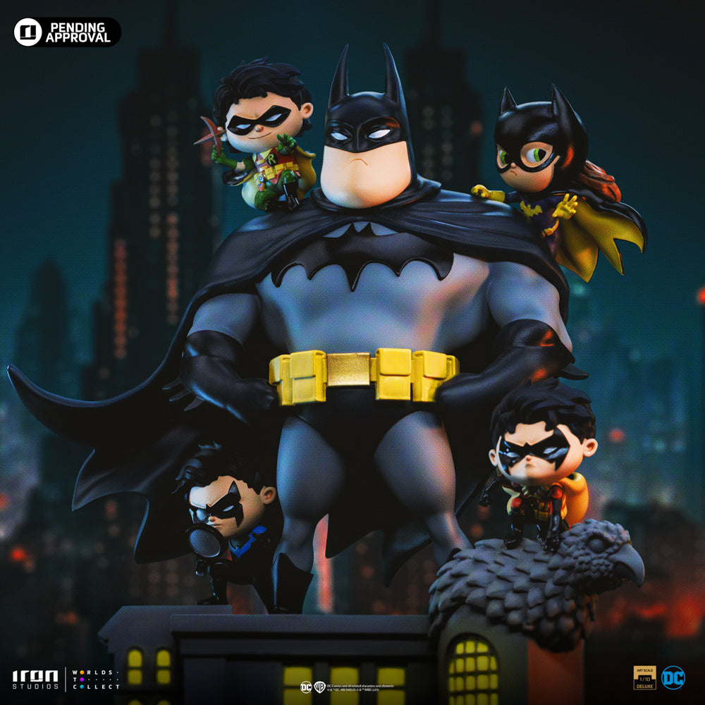 Voucher Pré Venda - Estátua Batman Family Deluxe - DC Comics - Animated Icons - Iron Studios