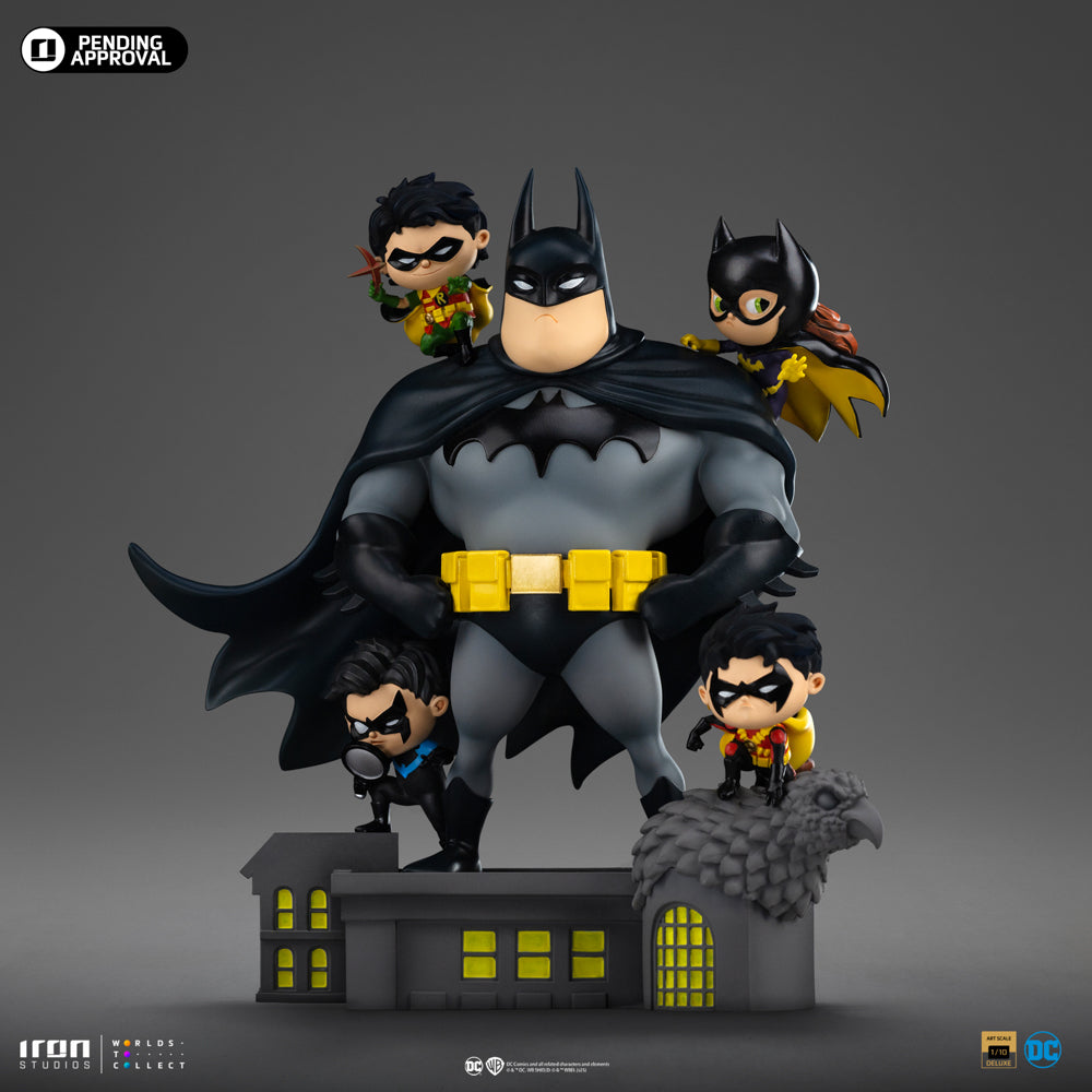 Voucher Pré Venda - Estátua Batman Family Deluxe - DC Comics - Animated Icons - Iron Studios