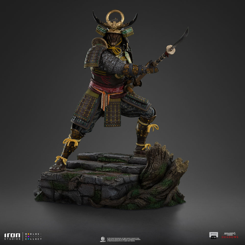 Estátua Yasuke - Assassin's Creed Shadows - Art Scale 1/10 - Iron Studios