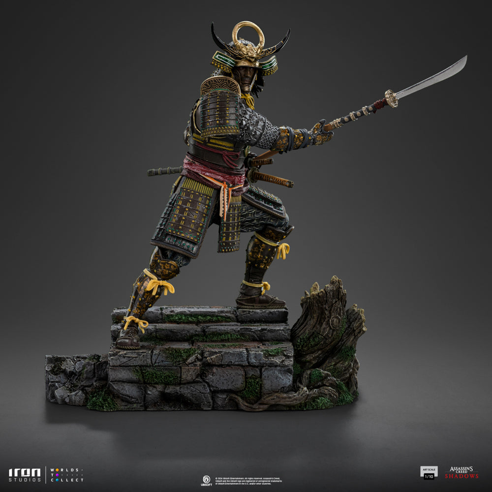 Estátua Yasuke - Assassin's Creed Shadows - Art Scale 1/10 - Iron Studios