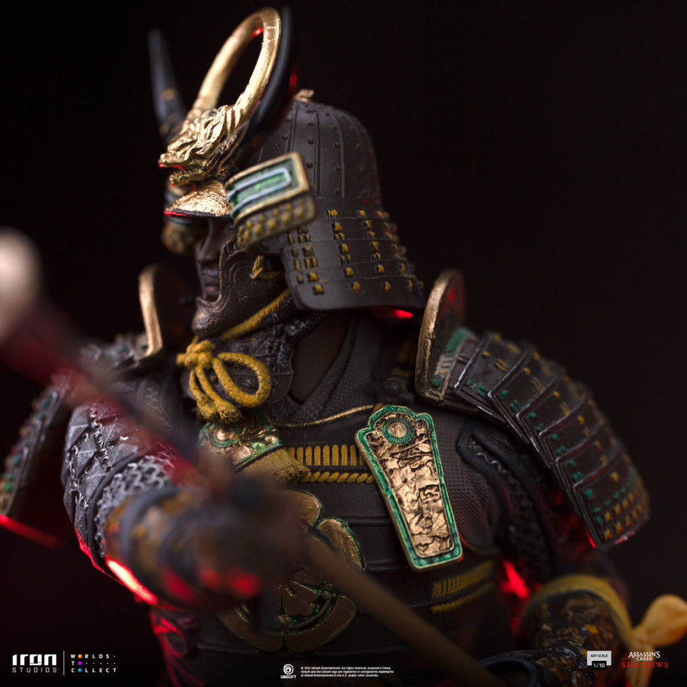 Estátua Yasuke - Assassin's Creed Shadows - Art Scale 1/10 - Iron Studios