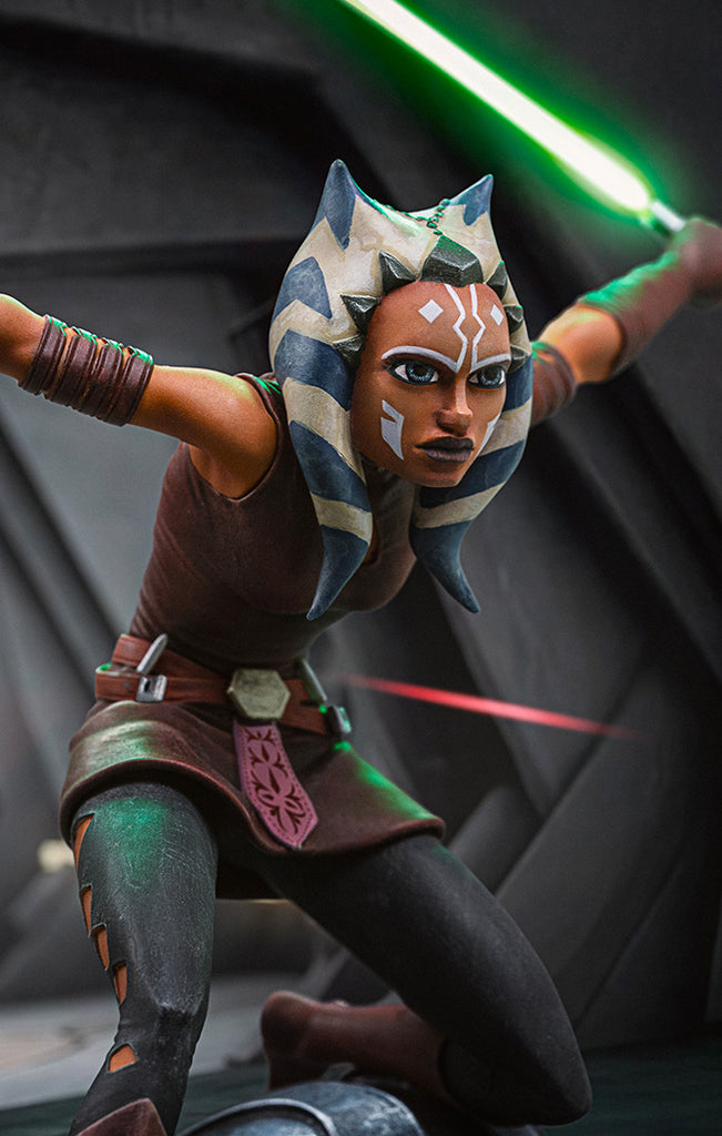 Estátua Ahsoka Tano - Star Wars: Clone Wars - Art Scale 1/10 - Iron Studios