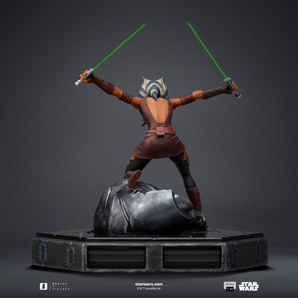 Estátua Ahsoka Tano - Star Wars: Clone Wars - Art Scale 1/10 - Iron Studios