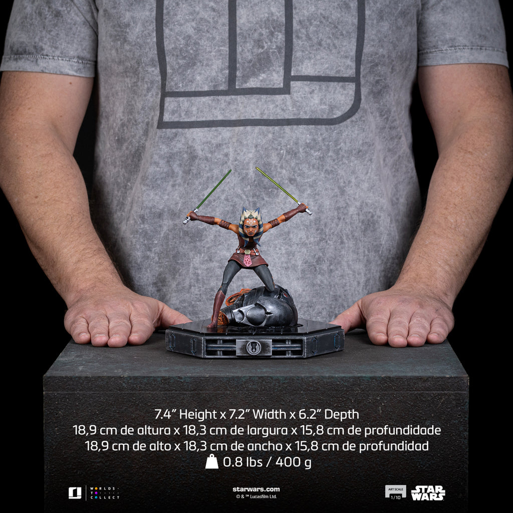 Estátua Ahsoka Tano - Star Wars: Clone Wars - Art Scale 1/10 - Iron Studios