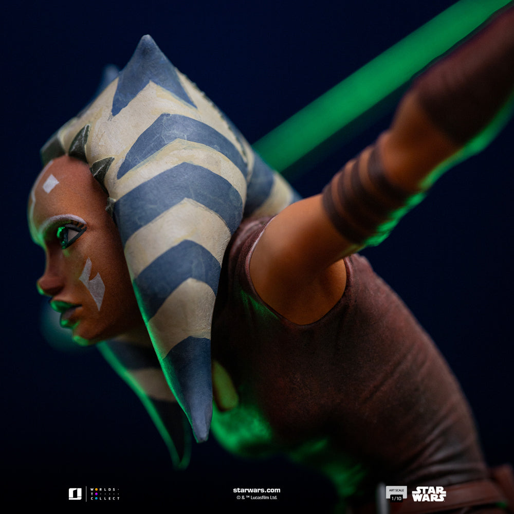 Estátua Ahsoka Tano - Star Wars: Clone Wars - Art Scale 1/10 - Iron Studios