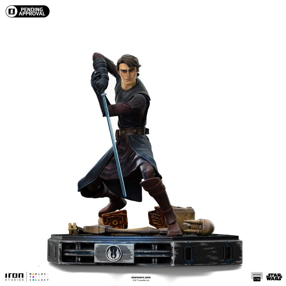 Voucher Pré Venda - Estátua Anakin Skywalker - Star Wars: Clone Wars - Art Scale 1/10 - Iron Studios