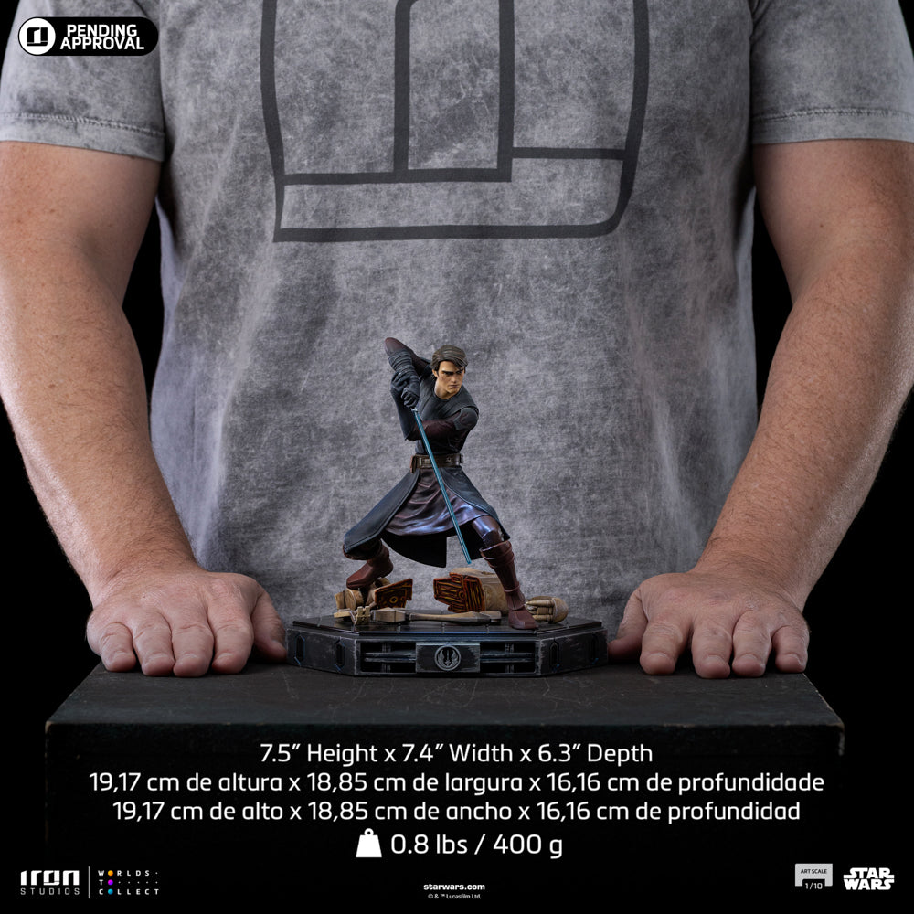 Voucher Pré Venda - Estátua Anakin Skywalker - Star Wars: Clone Wars - Art Scale 1/10 - Iron Studios