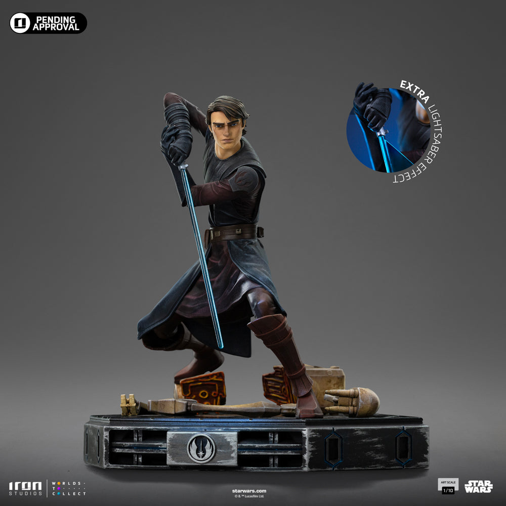 Voucher Pré Venda - Estátua Anakin Skywalker - Star Wars: Clone Wars - Art Scale 1/10 - Iron Studios
