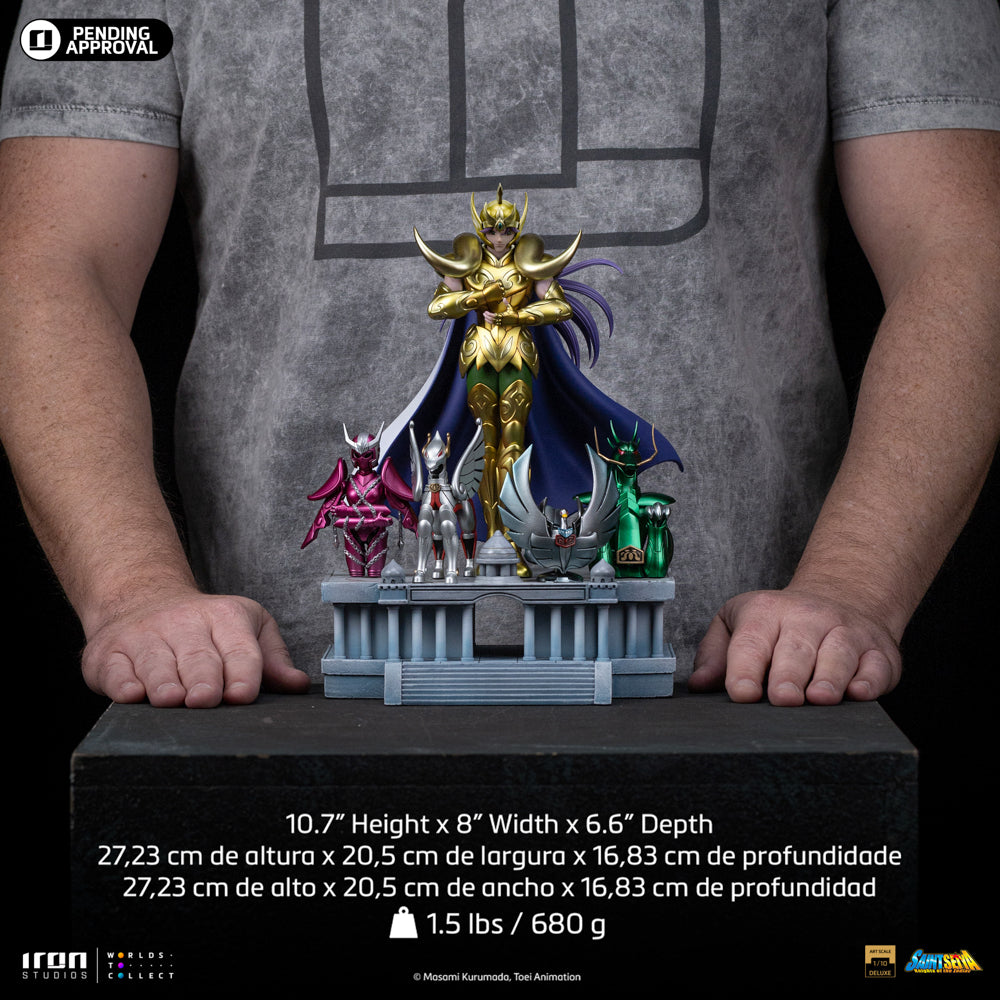Voucher Pré Venda - Estátua Aries Mu Deluxe - Saint Seiya - Deluxe Art Scale 1/10 - Iron Studios