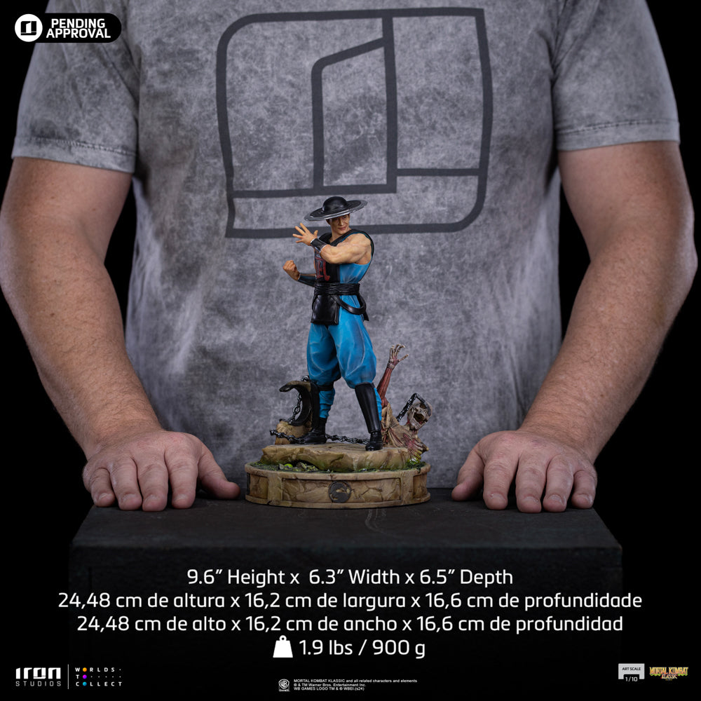 Estátua Kung Lao - Mortal Kombat - Art Scale 1/10 - Iron Studios