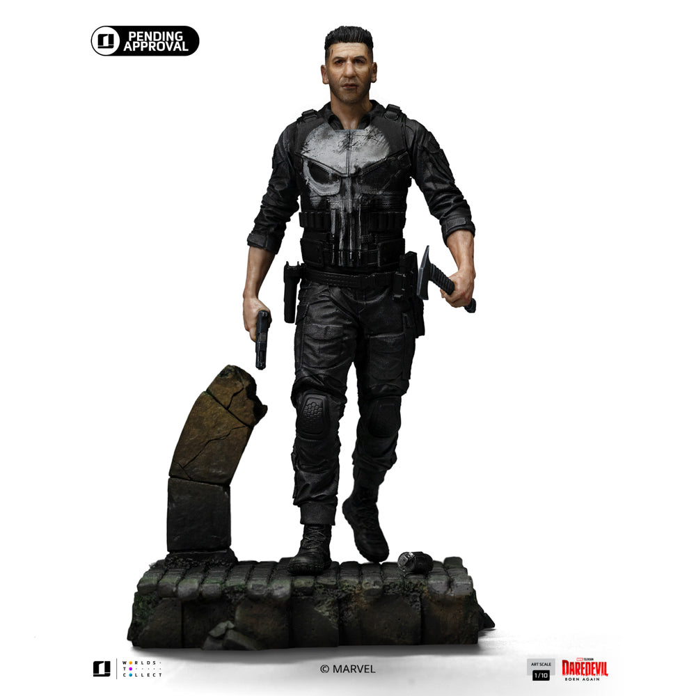 Estátua Punisher - Daredevil: Born Again - Art Scale 1/10 - Iron Studios
