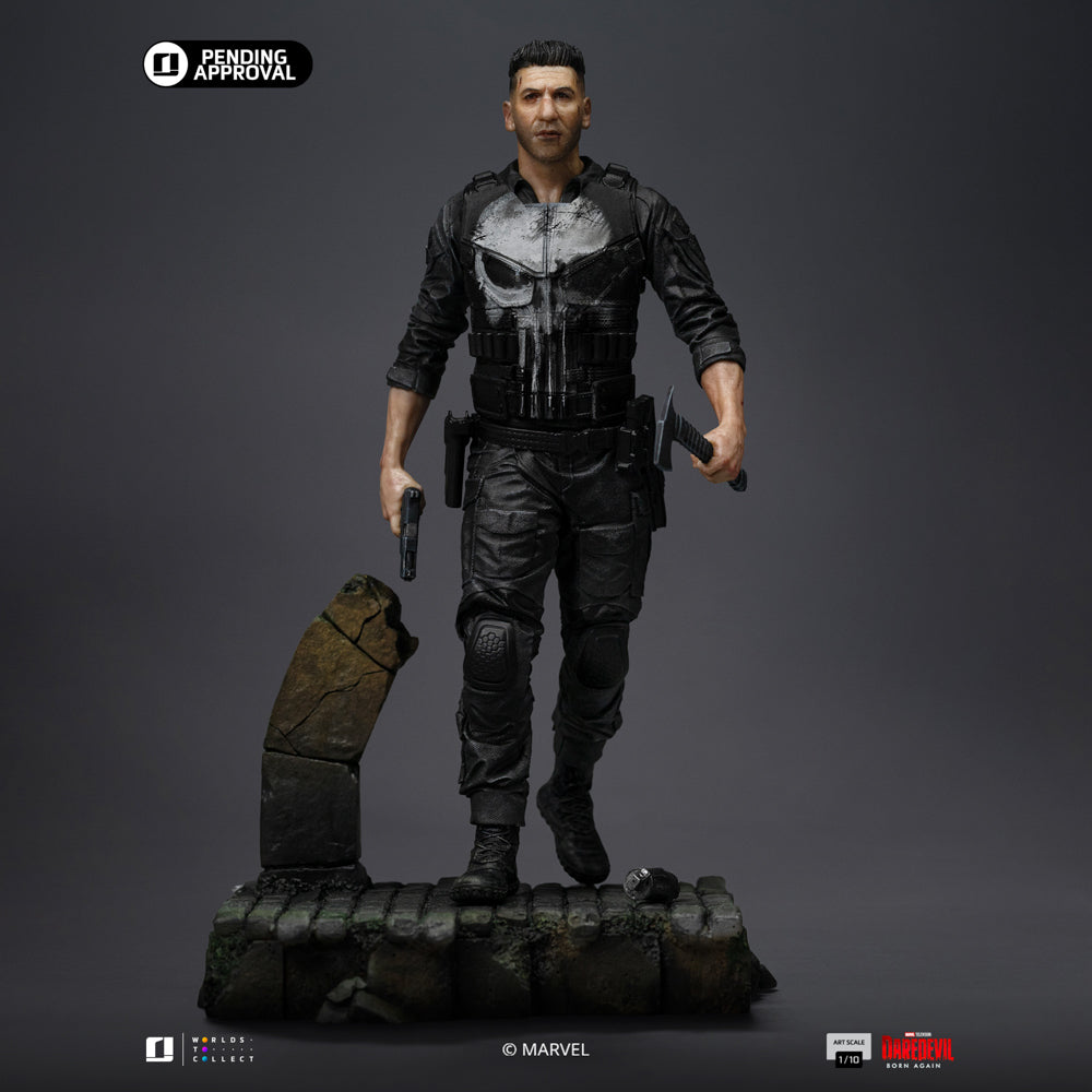 Estátua Punisher - Daredevil: Born Again - Art Scale 1/10 - Iron Studios